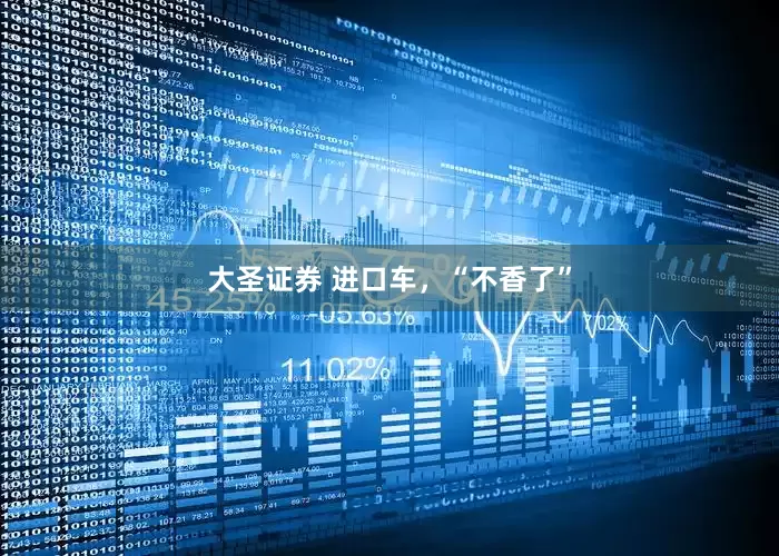 大圣证券 进口车，“不香了”